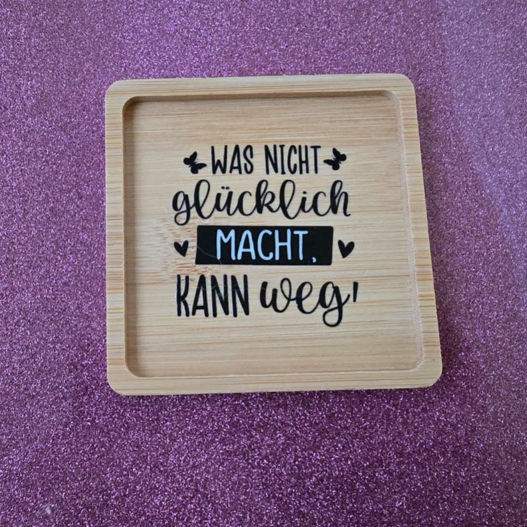 Was nicht glücklich macht, KANN weg