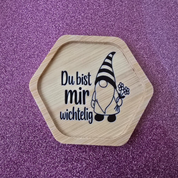 Bei mir spielen Wichtel das ganze Jahr eine Rolle (2Stück)