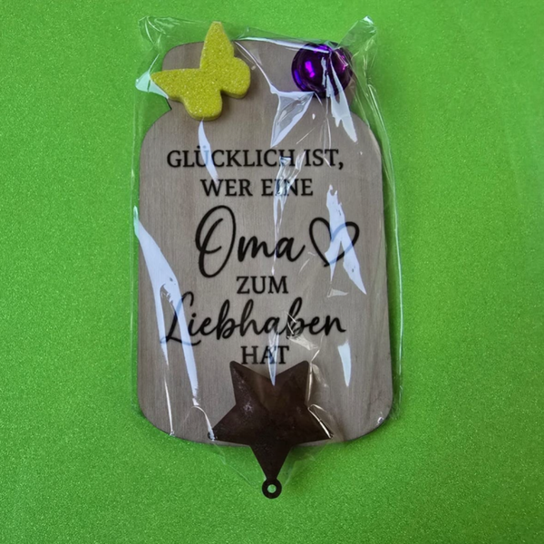 Glücklich ist, wer eine Oma zum liebhaben hat