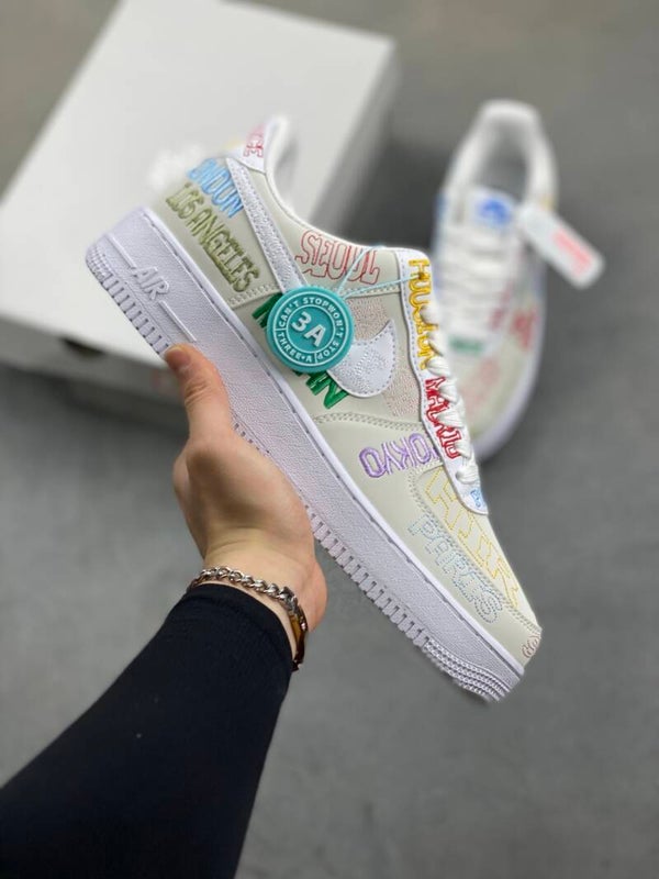 NIKE AIR FORCE LV8 Worldwide White
