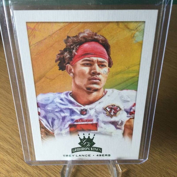 TREY LANCE - 2021 PANINI CHRONICLES DONRUSS - GRIDIRON KINGS GREEN PARALLEL #GK-3