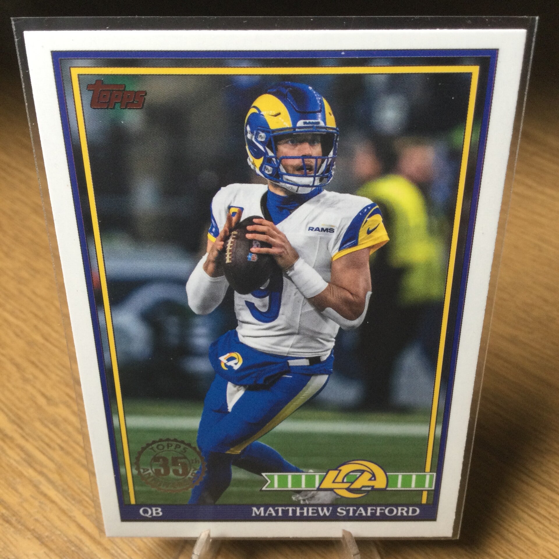 MATTHEW STAFFORD - 2026 TOPPS FLAGSHIP - 35TH ANNIVERSARY 1991 #91TF-22 - LA RAMS
