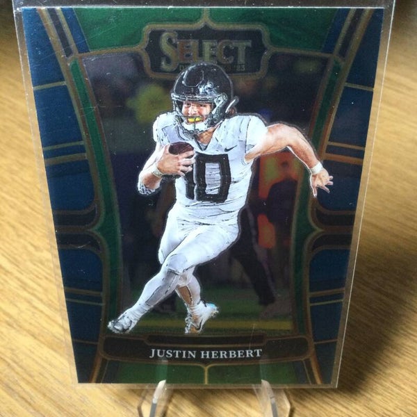 JUSTIN HERBERT - 2023 PANINI SELECT DRAFT PICKS - BASE #34