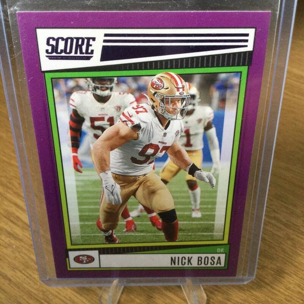 NICK BOSA - 2022 PANINI SCORE - PURPLE PARALLEL - #169