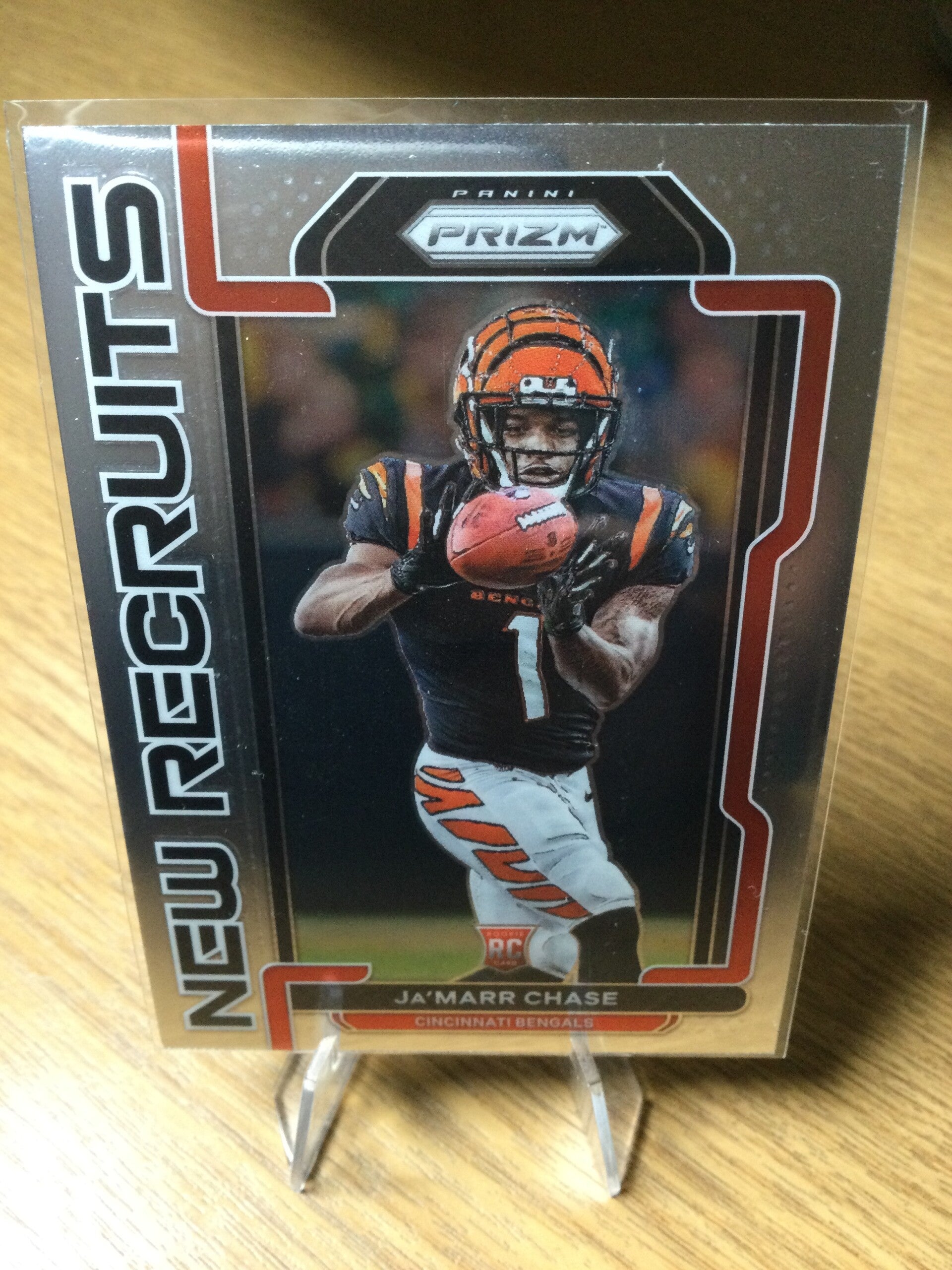 JA'MARR CHASE RC - 2021 PANINI PRIZM - NEW RECRUITS #NR-7