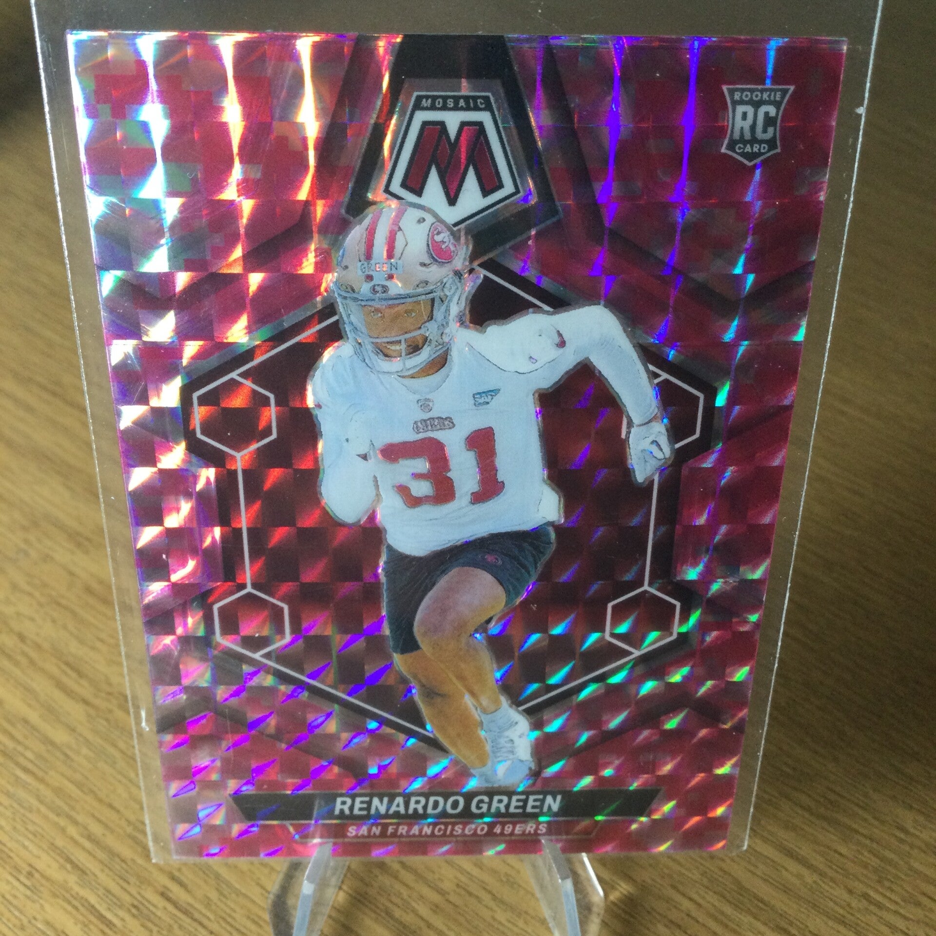 RENARDO GREEN RC - 2024 Panini Mosaic - PINK CAMO MOSAIC PRIZM #358