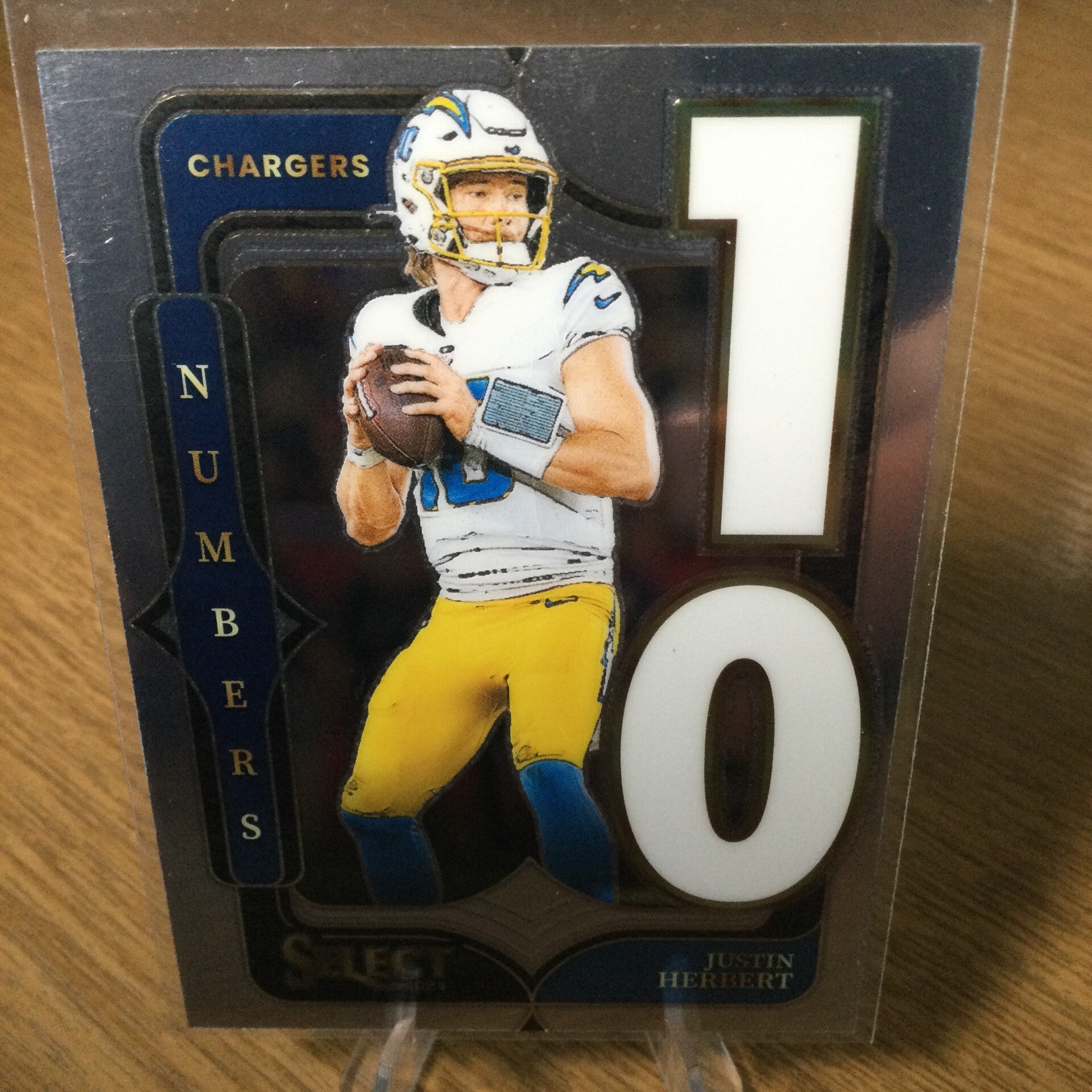 JUSTIN HERBERT - 2024 PANINI SELECT - NUMBERS #17