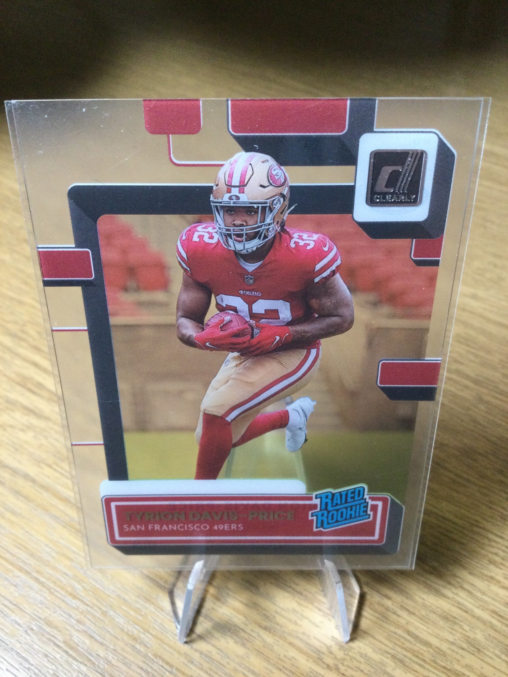 TYRION DAVIS-PRICE RC - 2022 PANINI CLEARLY DONRUSS - RATED ROOKIE CLEARLY #76