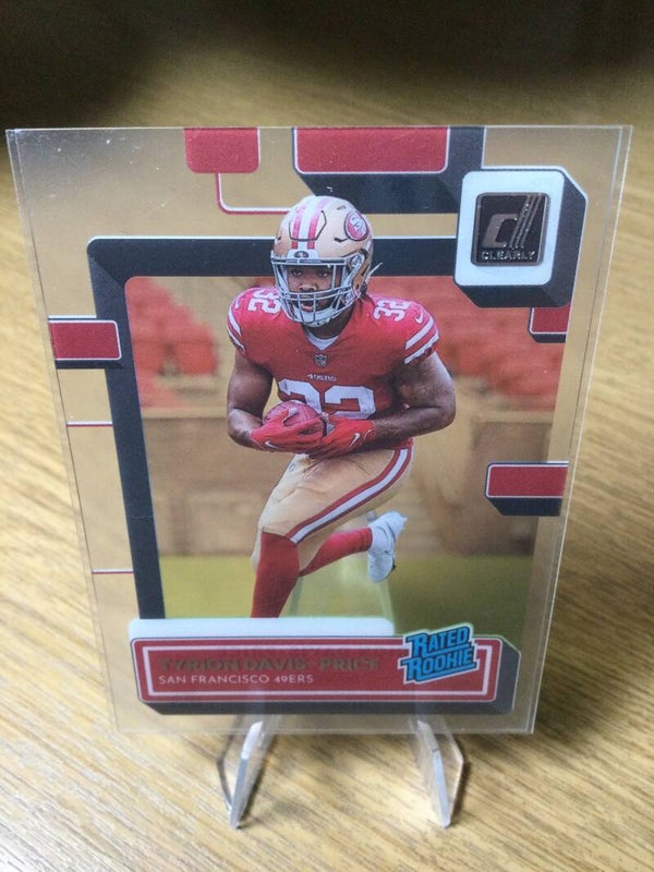 TYRION DAVIS-PRICE RC - 2022 PANINI CLEARLY DONRUSS - RATED ROOKIE CLEARLY #76