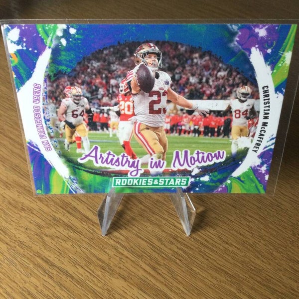 CHRISTIAN McCAFFREY - 2024 PANINI ROOKIES & STARS - ARTISTRY IN MOTION #AIM-CMY