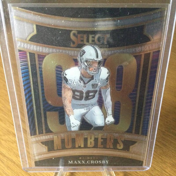 MAXX CROSBY - 2025 Panini Select - NUMBERS #11