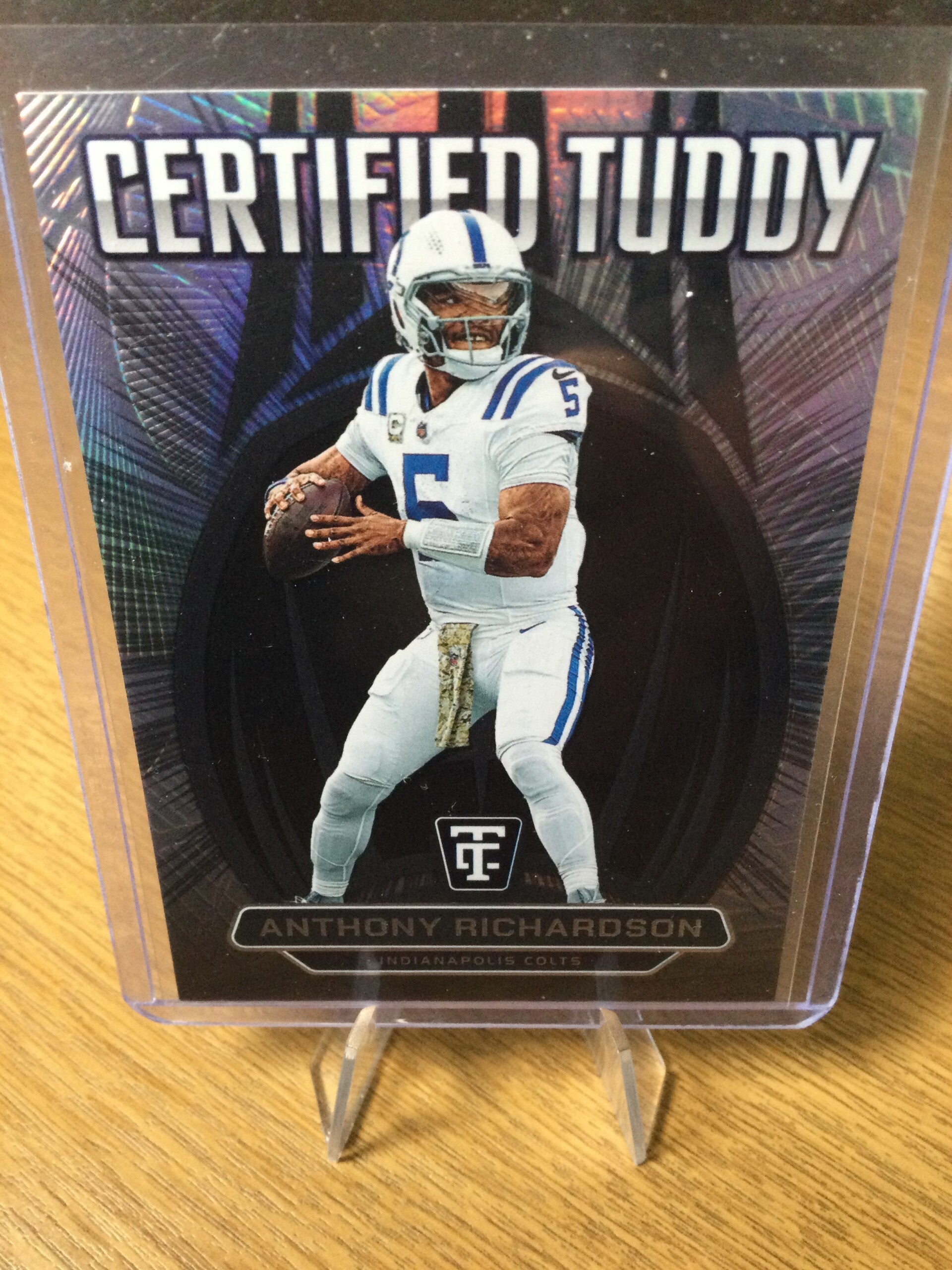 ANTHONY RICHARDSON - 2024 PANINI TOTALLY CERTIFIED - CERTIFIED TUDDY #24