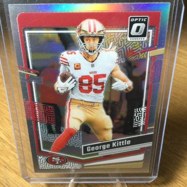 GEORGE KITTLE - 2023 PANINI DONRUSS OPTIC - SILVER PRIZM #172 - SAN FRANCISCO 49ERS