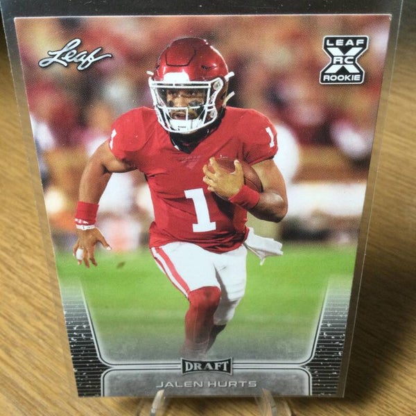 JALEN HURTS RC - 2020 LEAF - DRAFT ROOKIE #15