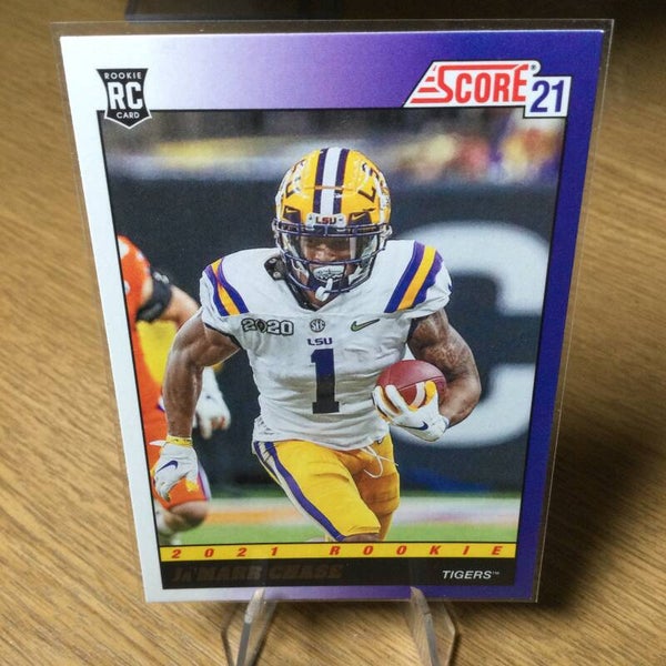 JA'MARR CHASE RC - 2021 PANINI SCORE - 2021 ROOKIE #TB5