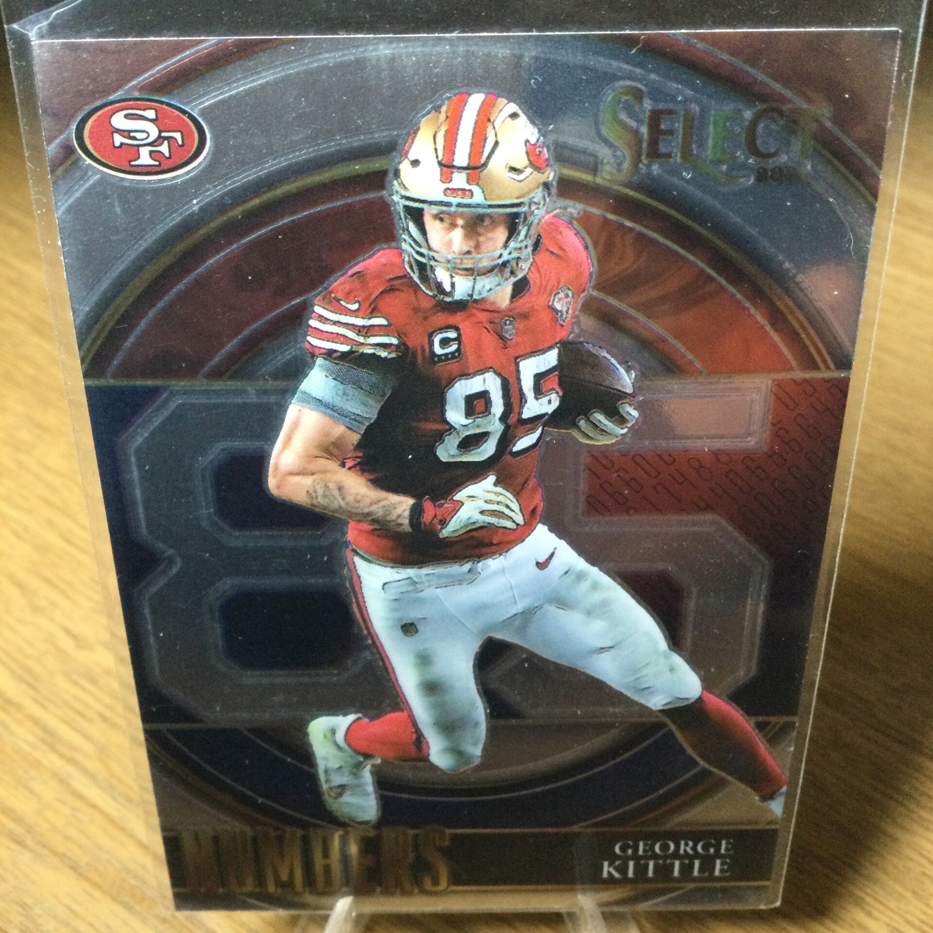 GEORGE KITTLE - 2021 PANINI SELECT - NUMBERS #SN-14 - SAN FRANCISCO 49ERS