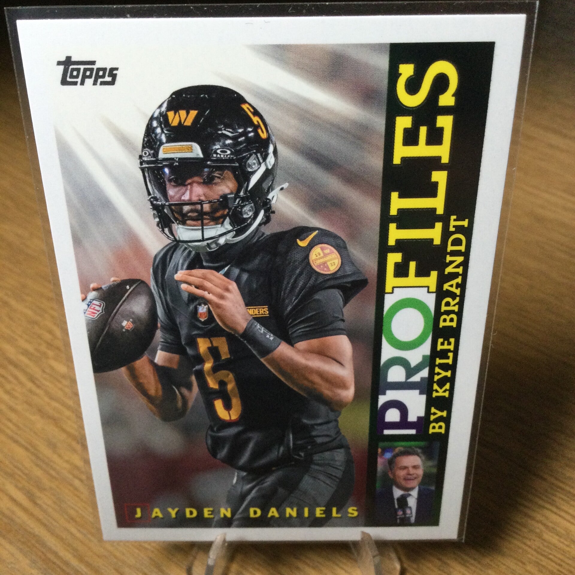 JAYDEN DANIELS - 2026 TOPPS FLAGSHIP - PROFILES BY KYLE BRANDT #TP-18