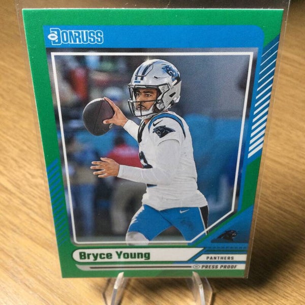 BRYCE YOUNG - 2024 PANINI DONRUSS - PRESS PROOF GREEN PARALLEL #290