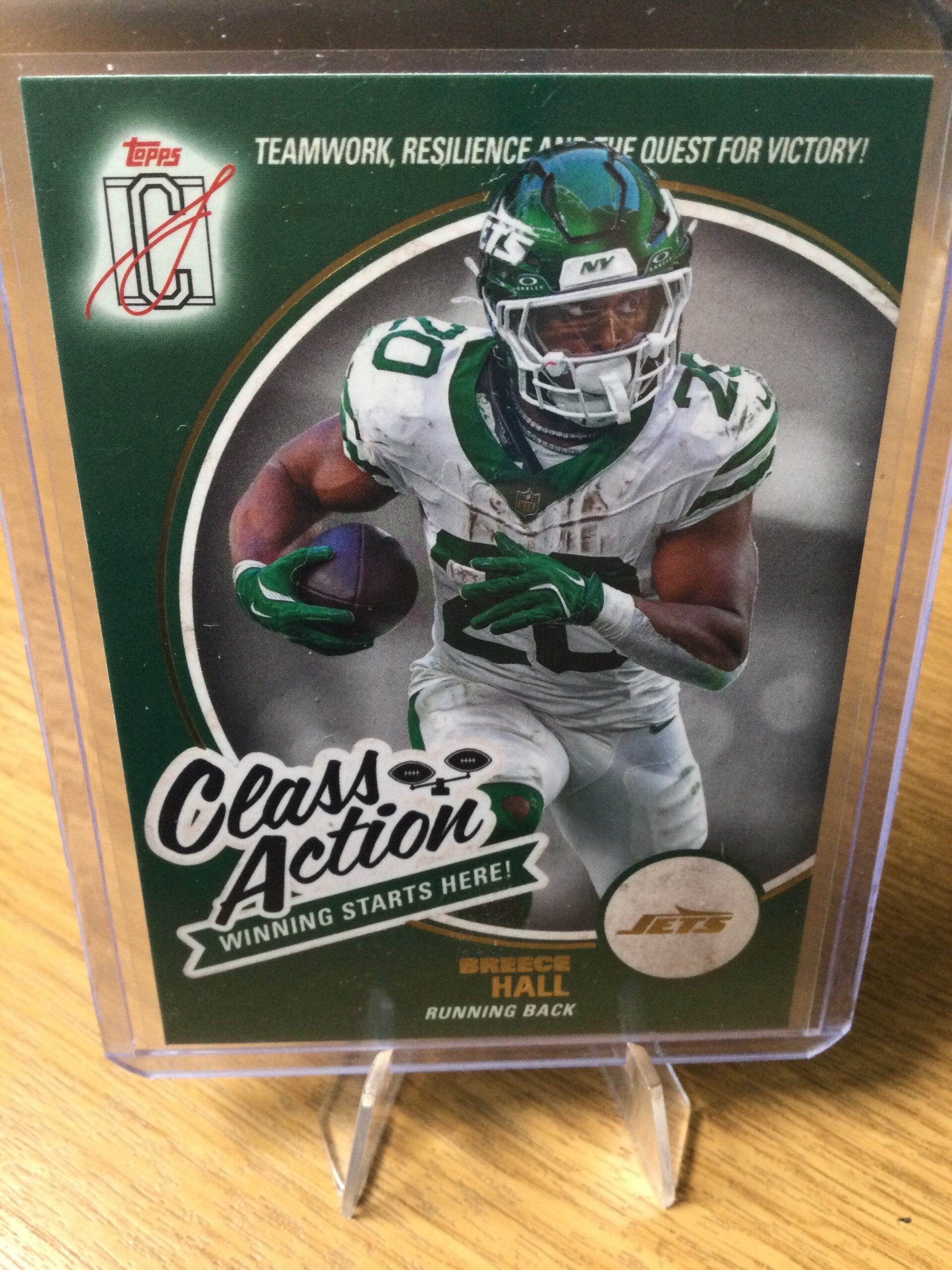 BREECE HALL - 2025 TOPPS SIGNATURE CLASS - CLASS ACTION #CA-19