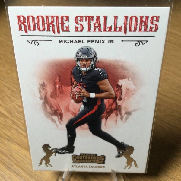 MICHAEL PENIX JR. RC - 2024 PANINI CONTENDERS - ROOKIE STALLIONS #10