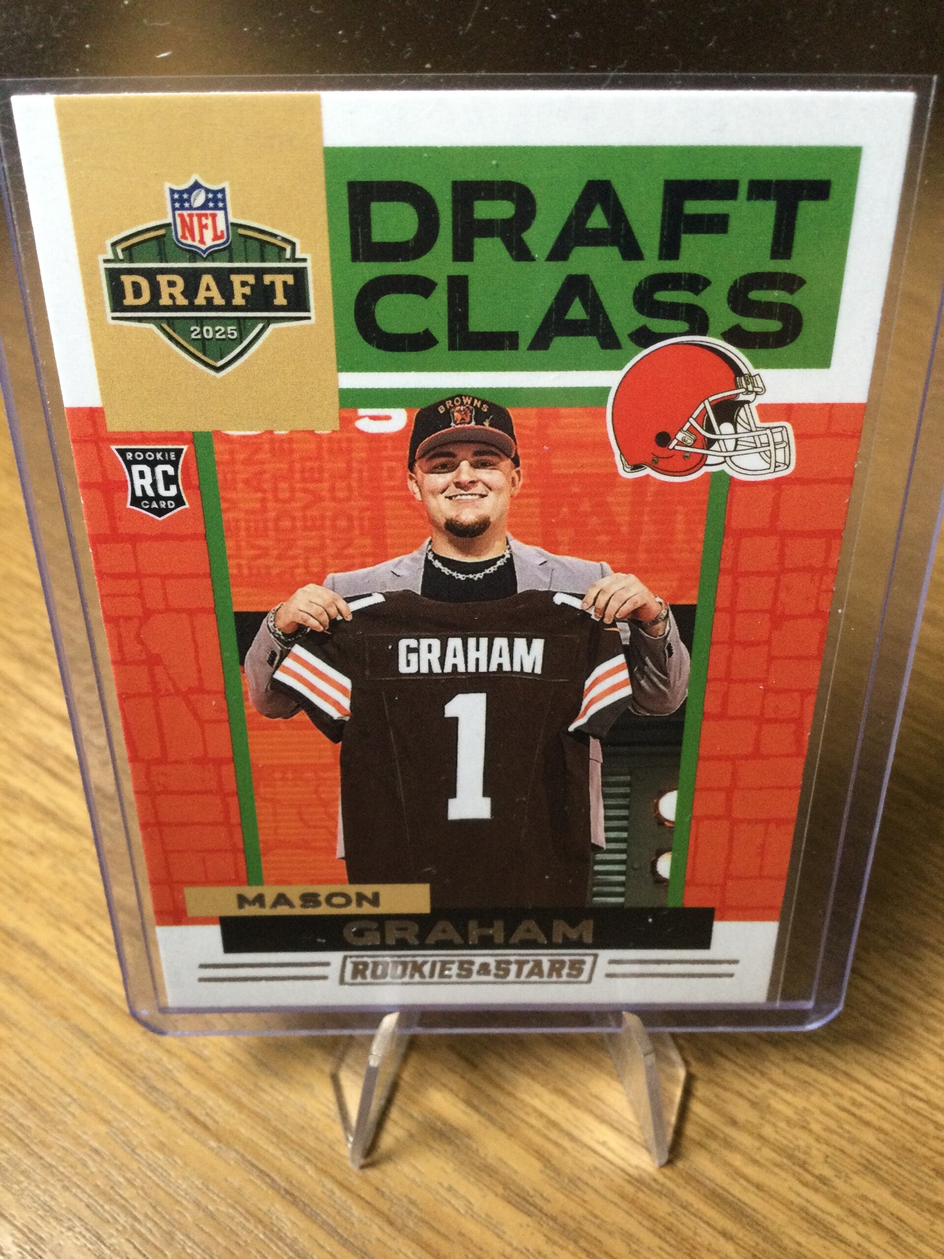 MASON GRAHAM RC - 2025 PANINI ROOKIES & STARS - DRAFT CLASS #6