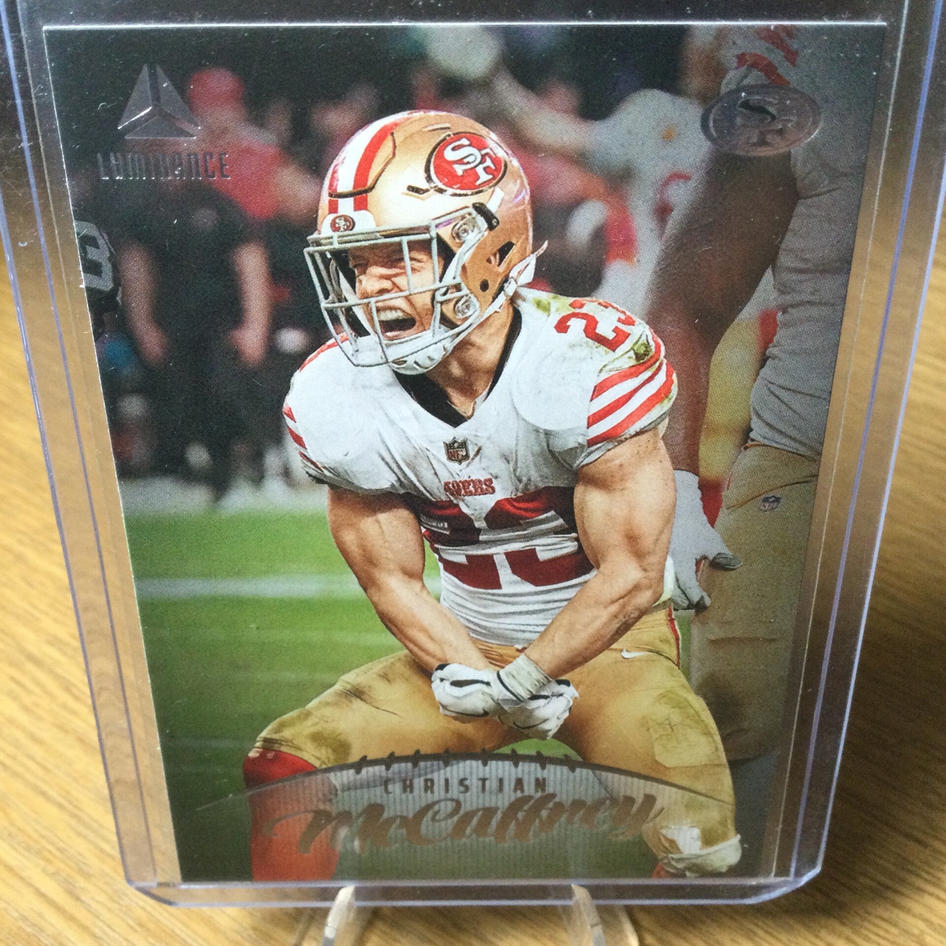 CHRISTIAN McCAFFREY - 2023 PANINI LUMINANCE - BASE #35