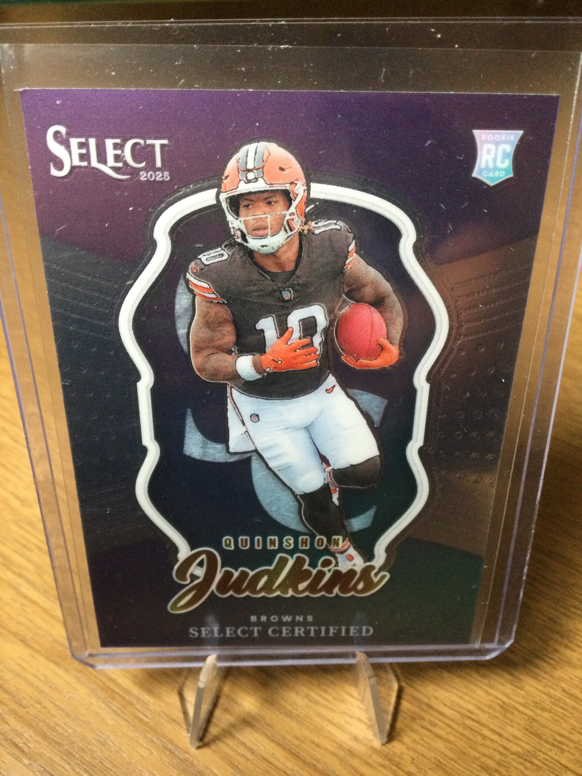 QUINSHON JUDKINS RC - 2025 PANINI SELECT - SELECT CERTIFIED #20