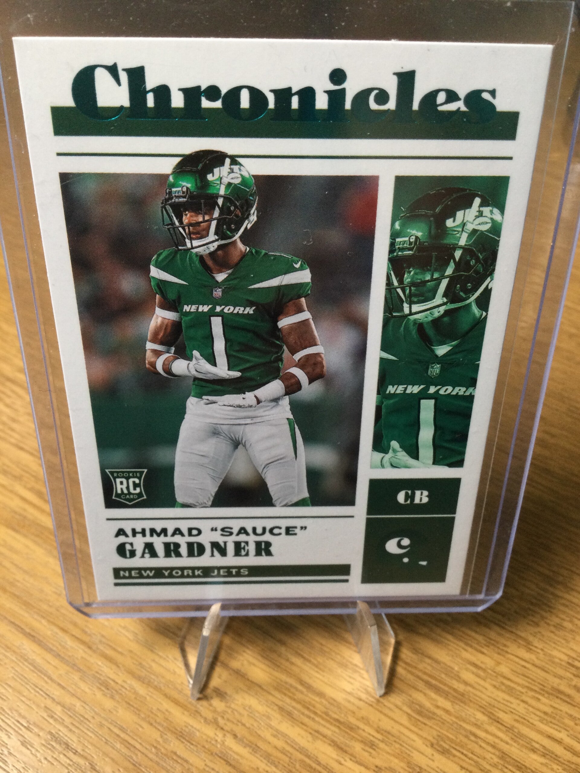 AHMAD "SAUCE" GARDNER RC - 2022 PANINI CHRONICLES - TEAL PARALLEL #38