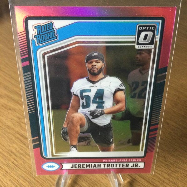 JEREMIAH TROTTER JR. RC - 2024 Panini Donruss - RATED ROOKIE OPTIC PREVIEW PINK PRIZM #334