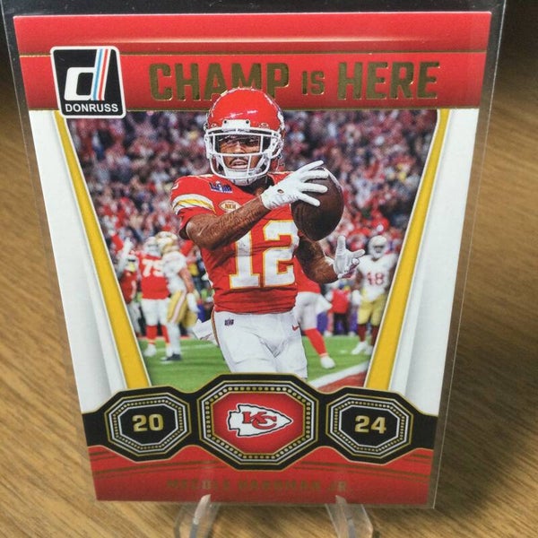 MECOLE HARDMAN JR. - 2024 Panini Donruss - CHAMP IS HERE #7