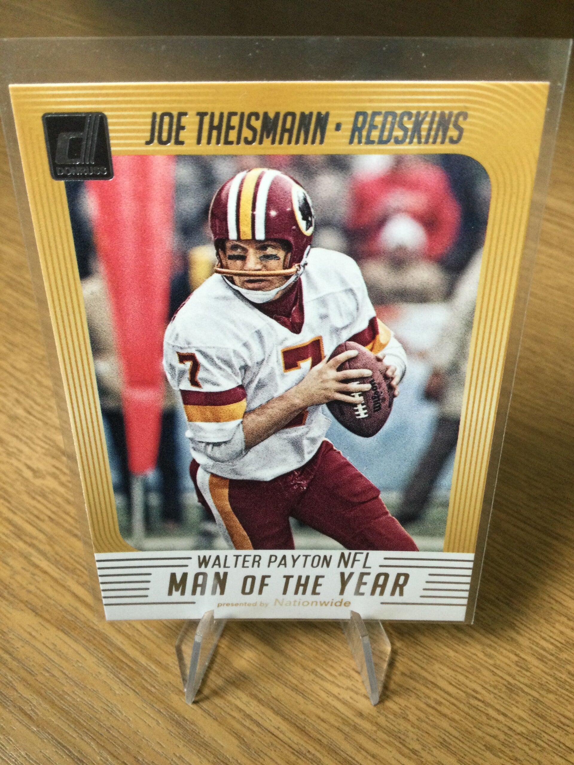 JOE THEISMANN - 2018 PANINI DONRUSS - WALTER PAYTON NFL MAN OF THE YEAR #WP-20