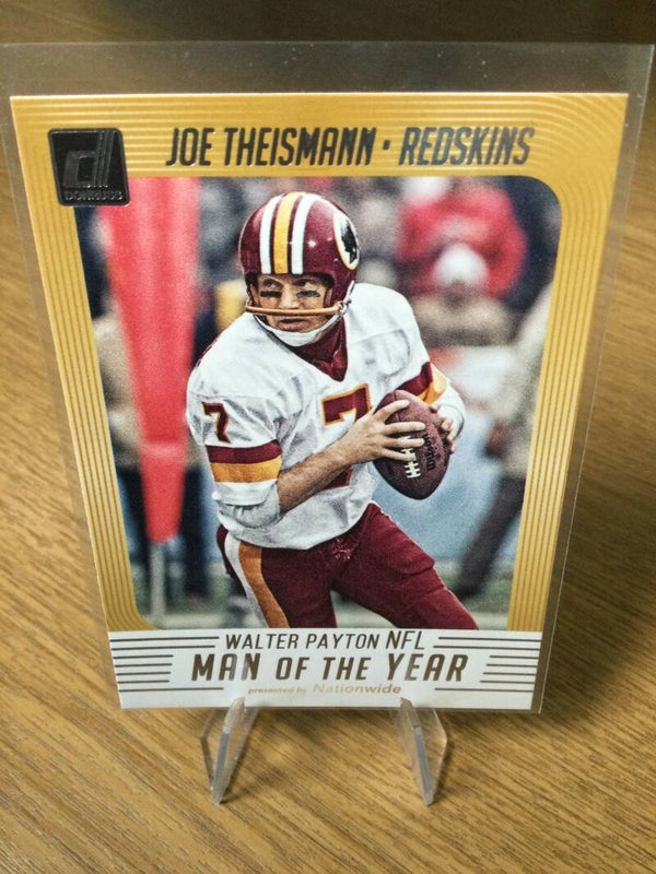 JOE THEISMANN - 2018 PANINI DONRUSS - WALTER PAYTON NFL MAN OF THE YEAR #WP-20
