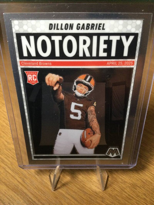 DILLON GABRIEL RC - 2025 PANINI MOSAIC - NOTORIETY #19