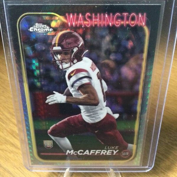 LUKE McCAFFREY RC - 2024 TOPPS CHROME - HYPER REFRACTOR #244