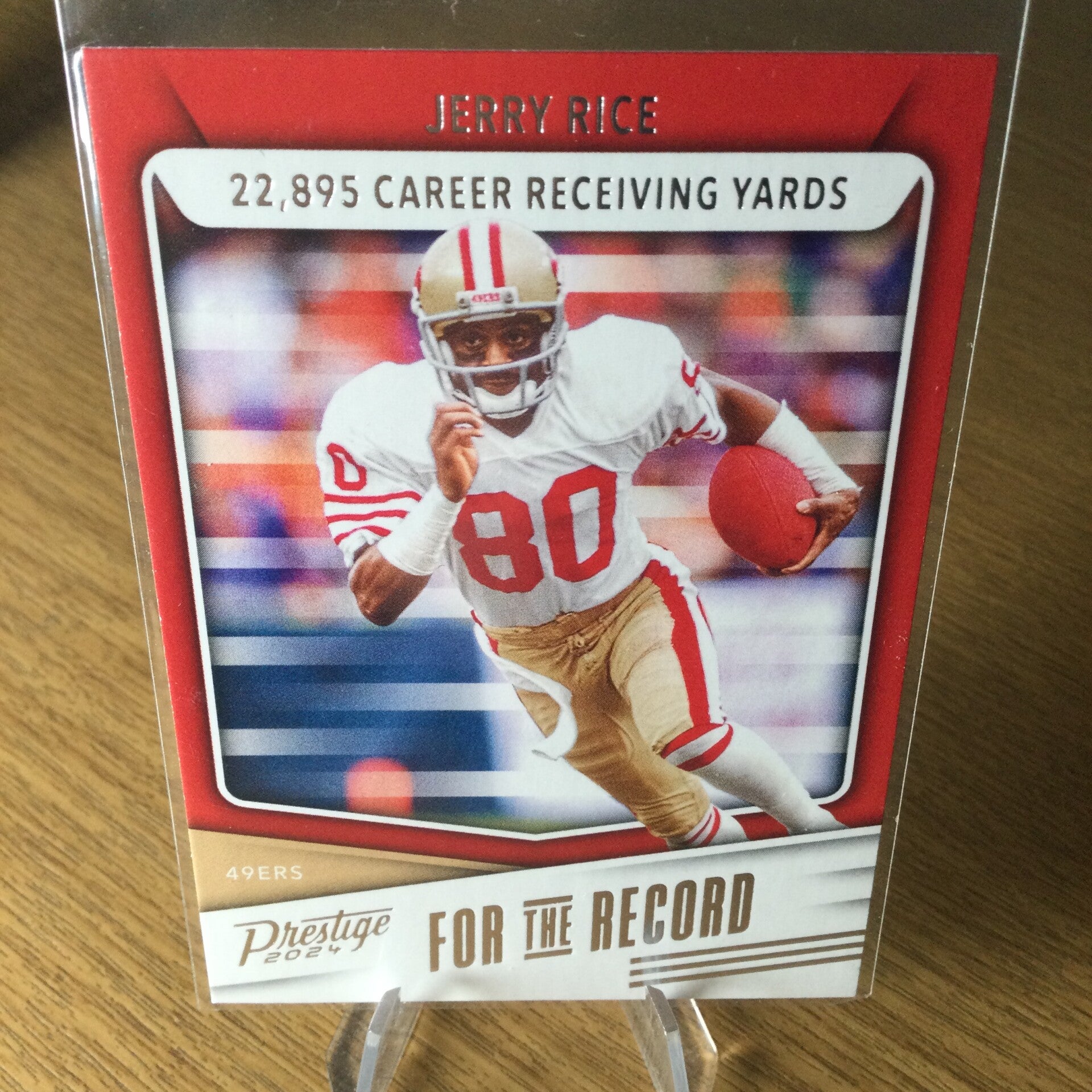JERRY RICE - 2024 Panini Prestige - FOR THE RECORD #FR-JR