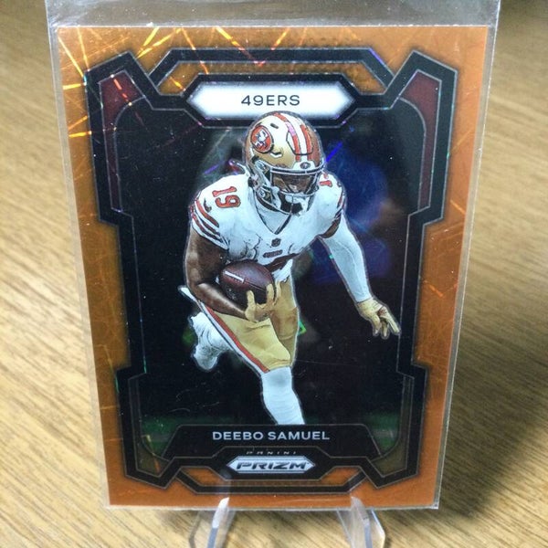 DEEBO SAMUEL - 2023 PANINI PRIZM - ORANGE LAZER PRIZM #268