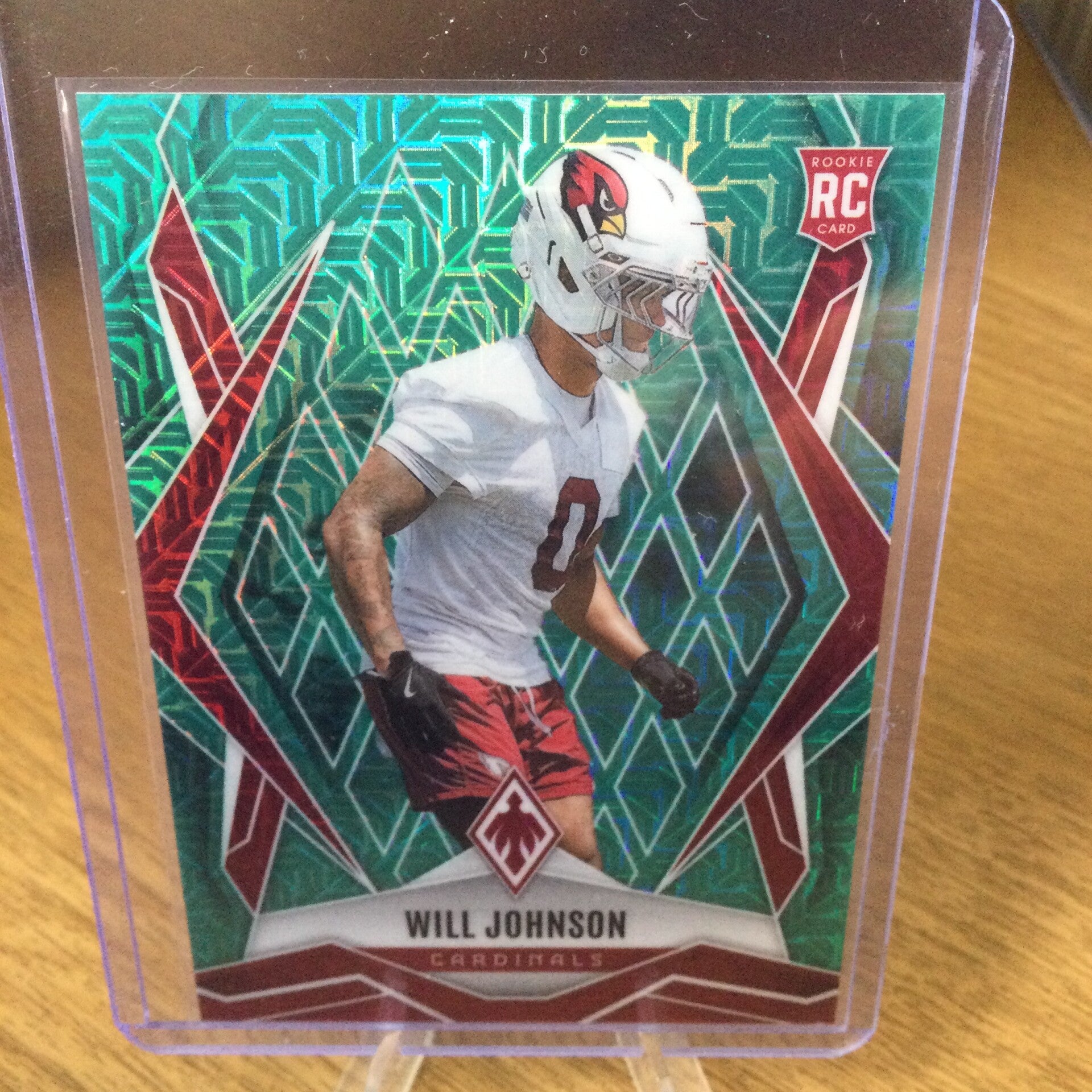 WILL JOHNSON – 2025 PANINI PHOENIX – AQUA MOJO PRIZM /50 SSP