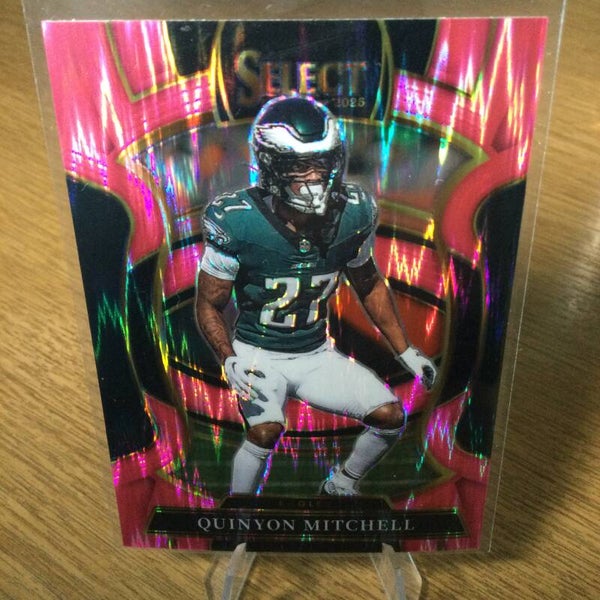 QUINYON MITCHELL - 2025 PANINI SELECT - CONCOURSE LEVEL PINK SHOCK PRIZM #92