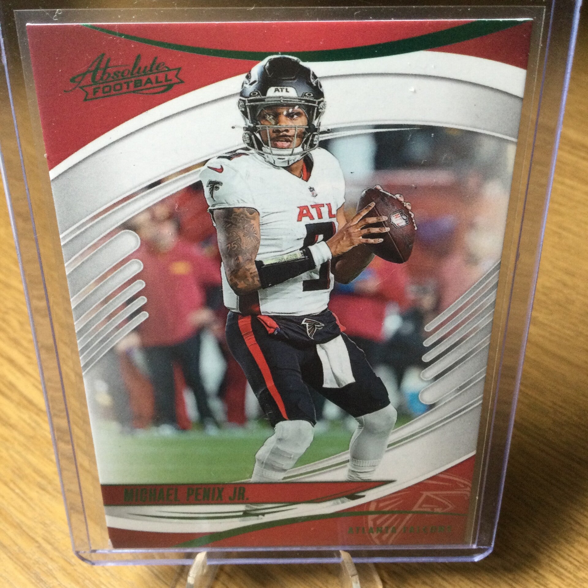 MICHAEL PENIX JR. - 2025 PANINI ABSOLUTE - GREEN PARALLEL #84