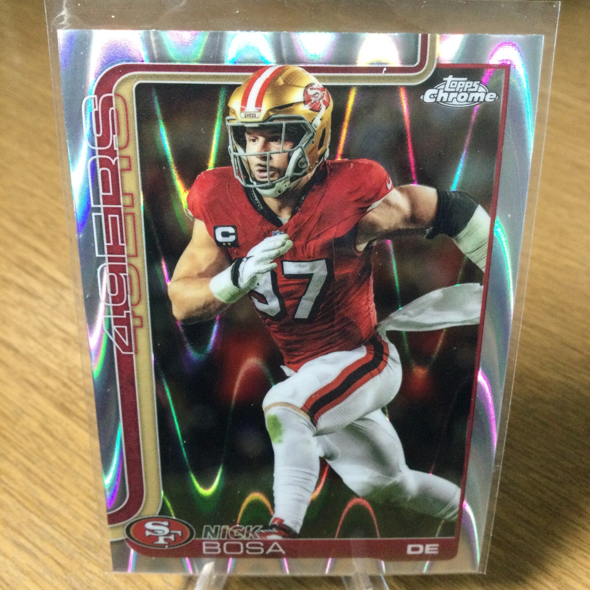 NICK BOSA - 2025 TOPPS CHROME - RAY WAVE REFRACTOR #264