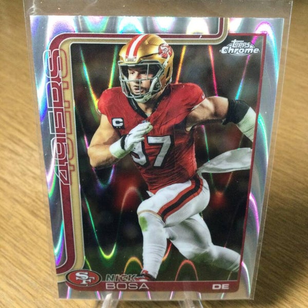 NICK BOSA - 2025 TOPPS CHROME - RAY WAVE REFRACTOR #264