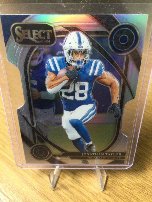 JONATHAN TAYLOR - 2024 PANINI SELECT - CLUB LEVEL SILVER PRIZM DIE-CUT #271