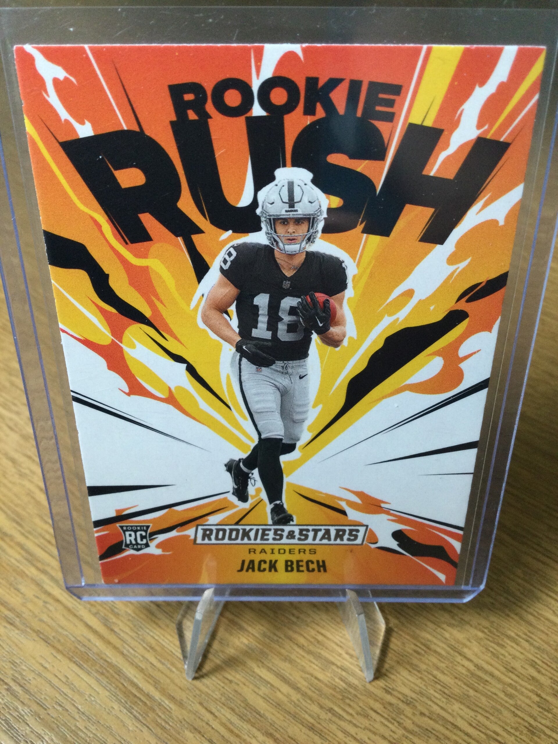 JACK BECH RC - 2025 PANINI ROOKIES & STARS - ROOKIE RUSH #12