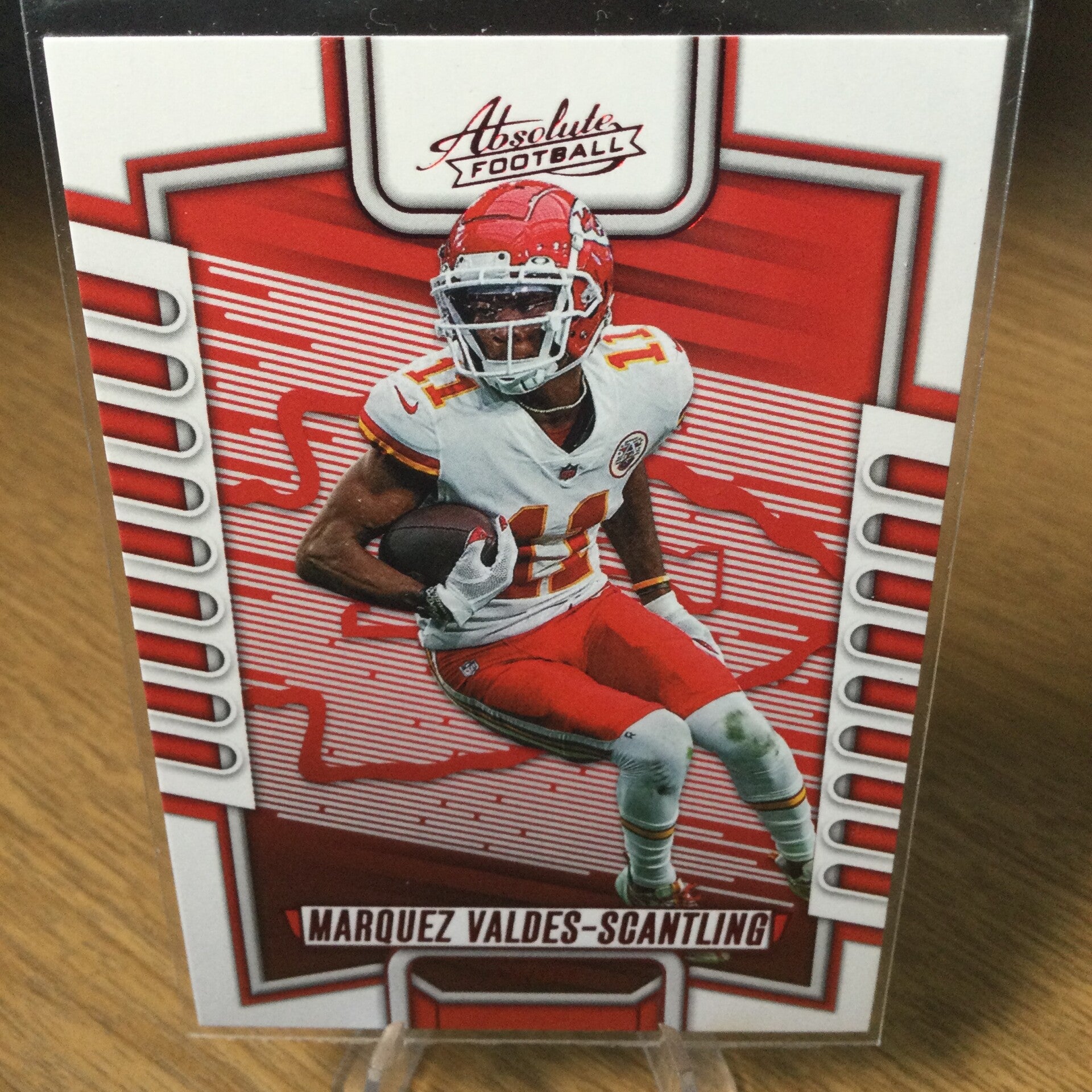MARQUEZ VALDES-SCANTLING - 2023 PANINI ABSOLUTE - RED PARALLEL #77 - KANSAS CITY CHIEFS