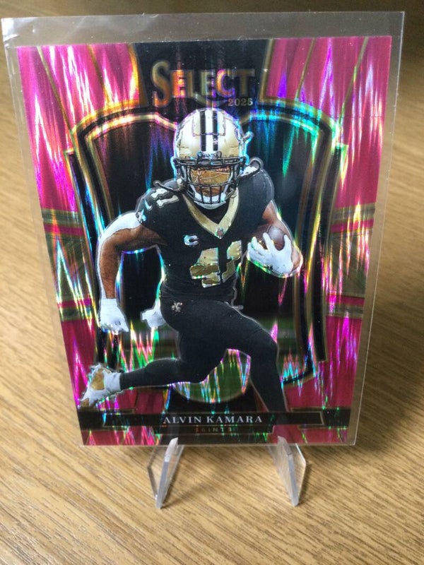 ALVIN KAMARA - 2025 PANINI SELECT - PREMIER LEVEL PINK SHOCK PRIZM #140