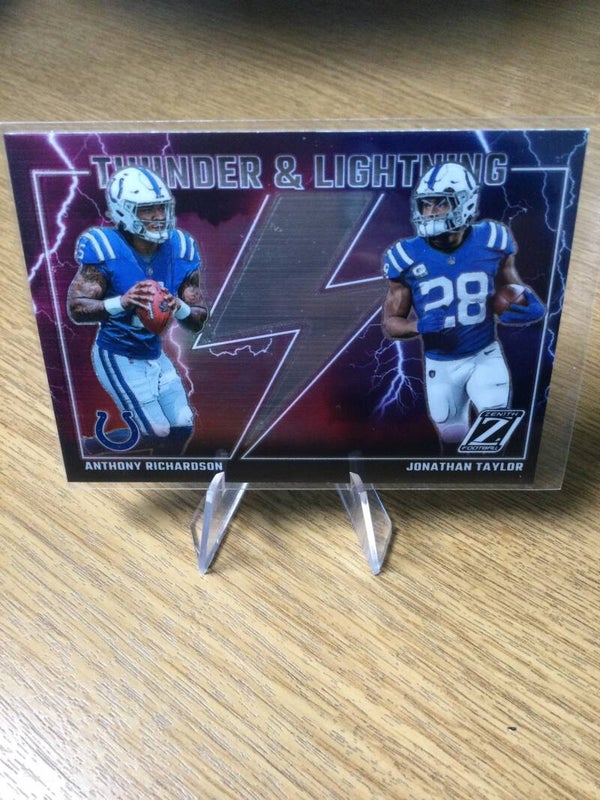 ANTHONY RICHARDSON / JONATHAN TAYLOR - 2023 PANINI ZENITH - THUNDER & LIGHTNING #11