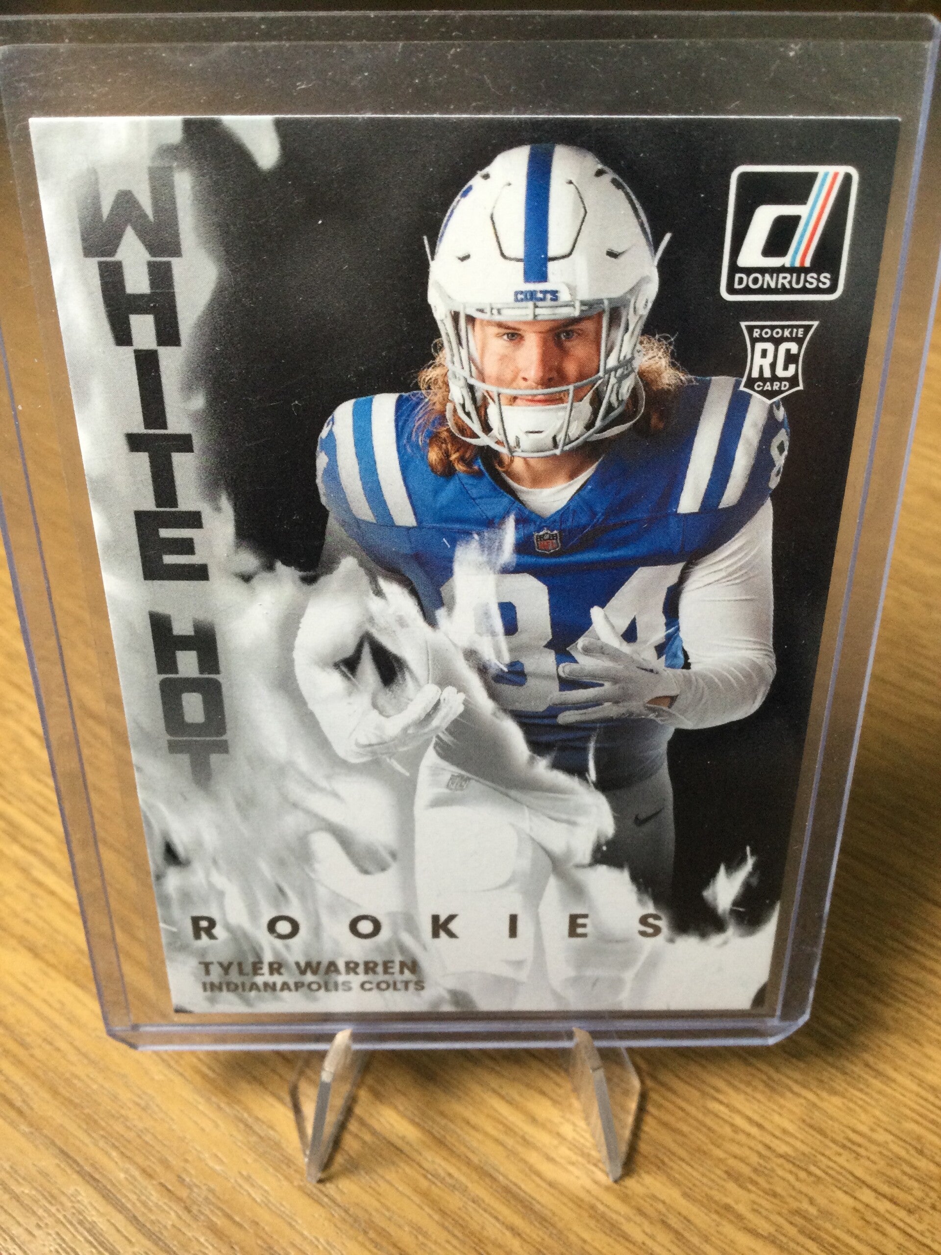 TYLER WARREN RC - 2025 PANINI DONRUSS - WHITE HOT ROOKIE #WHR-TWR