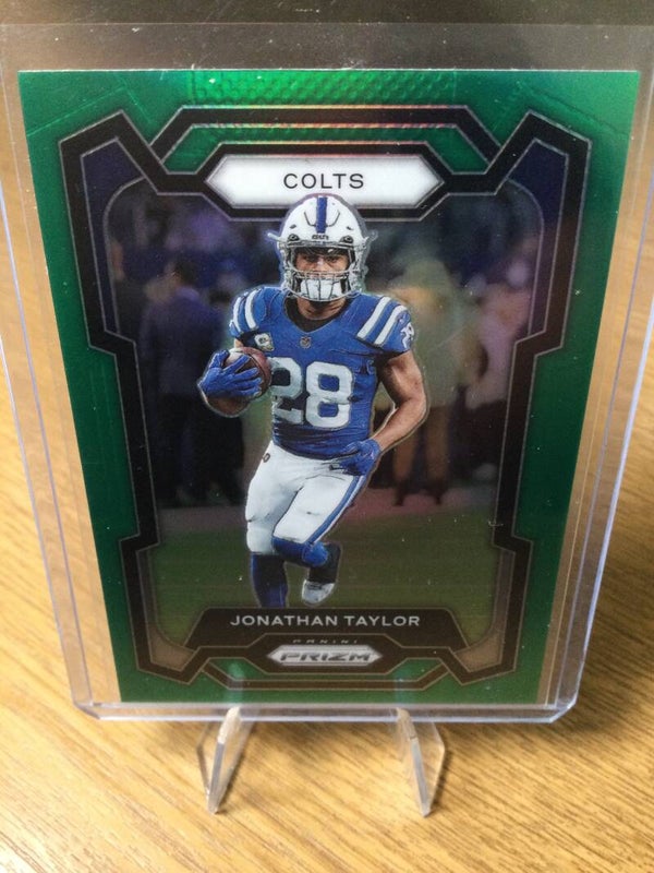 JONATHAN TAYLOR - 2023 PANINI PRIZM - GREEN HOLO PRIZM #127
