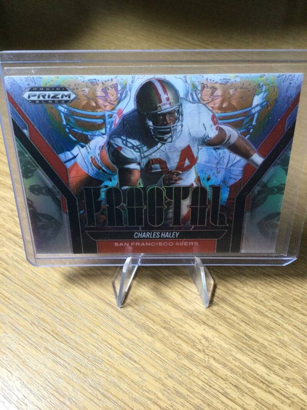 CHARLES HALEY - 2025 PANINI PRIZM BLACK - FRACTAL SILVER PRIZM #2