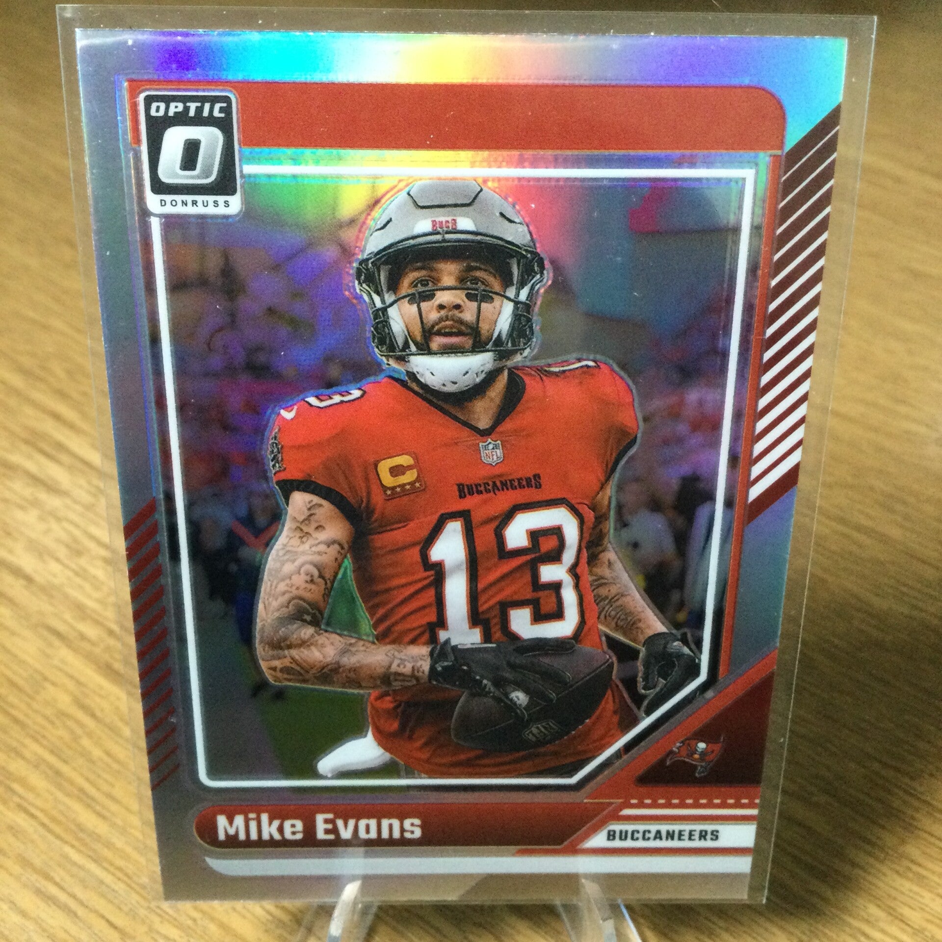 MIKE EVANS - 2024 PANINI DONRUSS OPTIC - SILVER PRIZM #186